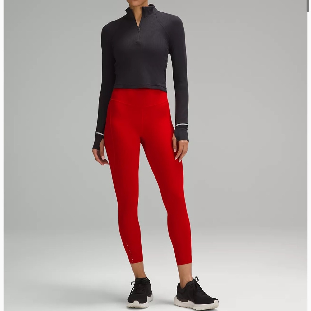 Vibrant Red Leggings - image 1